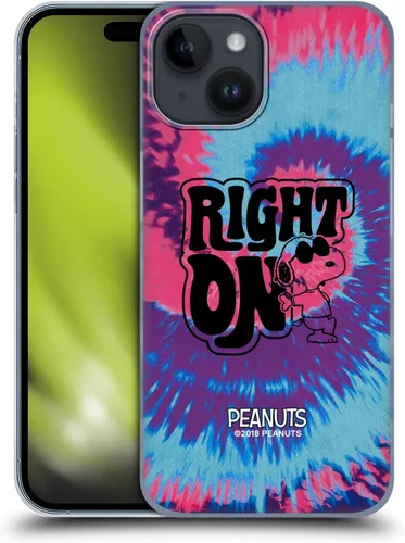 Miniatura 89 de Head Case Designs Funda rígida con licencia oficial de Peanuts Snoopy Woodstock Far Out Woodstock 50th compatible con Apple iPhone 15 Plus