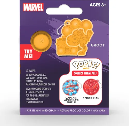 Miniatura 4 de Buffalo Games Pop It Buffalo Games - Marvel MINI Baby Groot