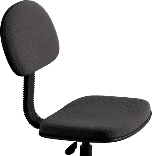 Miniatura 5 de Flash Furniture Silla de oficina giratoria de respaldo bajo Silla de estudiante negra ajustable con asiento y respaldo de malla acolchada Silla
