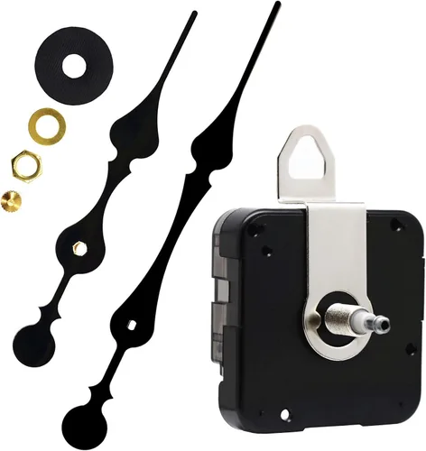 Miniatura 10 de TIKROUND Youngtown 12888 - Piezas de reemplazo para movimiento de reloj de cuarzo de alto torque con manecillas de pala largas de 12.3 pulgadas