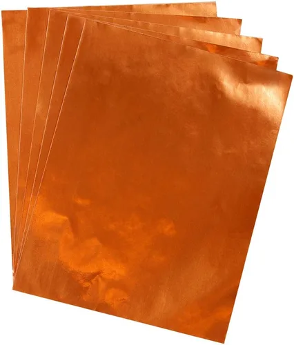 Miniatura 15 de Hygloss Papel de aluminio metálico para artes y manualidades, actividades de aula y artistas, decoración de fiestas o vacaciones, 8.5 x 11 pulgadas