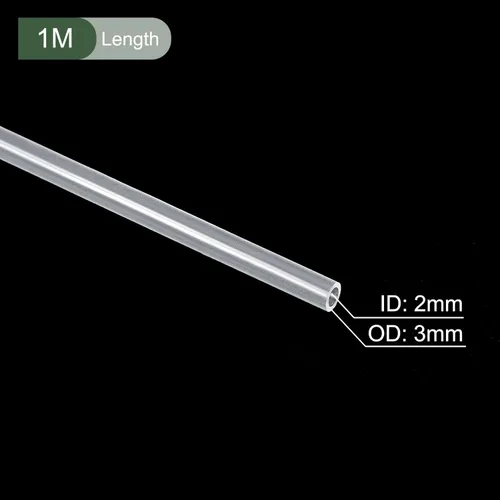 Miniatura 2 de YOKIVE Tubo de silicona, transferencia de agua ideal para bomba (transparente, 0.079x0.118 in IDxOD, 3.3 ft)