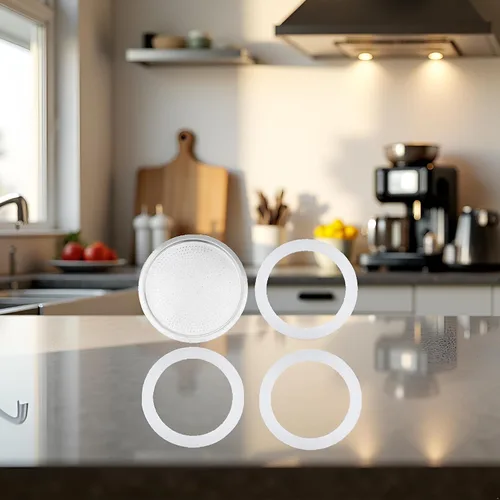 Miniatura 5 de Aislor Junta de repuesto y filtro para cafeteras mini express, 4 juegos de 12 tazas