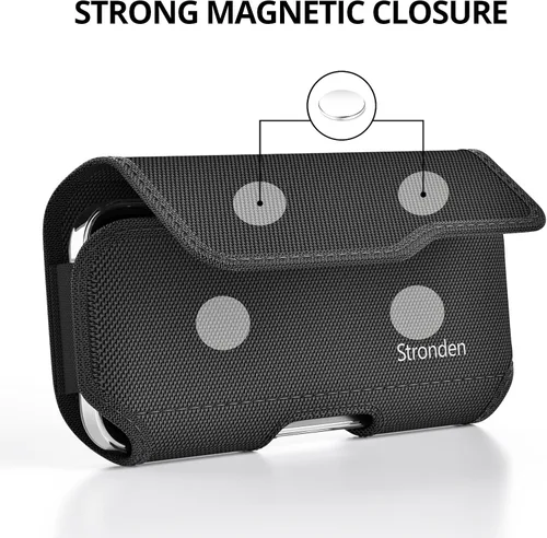 Miniatura 3 de Funda con cierre magnético Stronden para iPhone 17 Pro Max, 16 Pro Max, 16 Plus, 15 Plus, 15 Pro Max, 14 Plus, 14 Pro Max, iPhone 13 Pro Max, 12 Pro