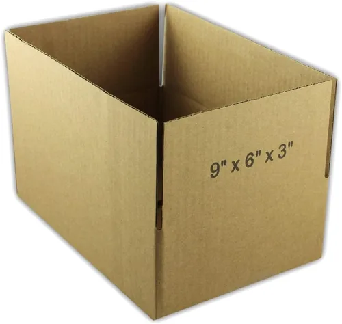 Miniatura 2 de EcoSwift 75 cajas de embalaje de la cartulina acanalada 9x6x3 que envían por correo los cartones móviles de la caja de envío