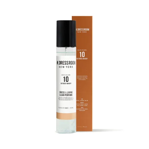 Miniatura 19 de W.Dressroom No.10 October Woody Living - Perfume transparente, spray corporal y desodorante en aerosol para telas, sin alcohol, a base de agua