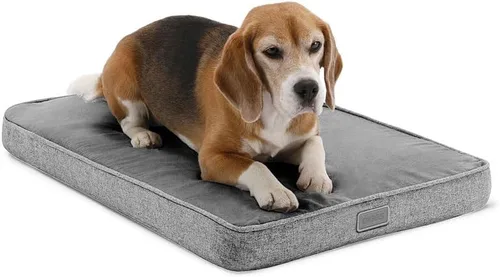 Miniatura 8 de Diggs Snooz - Cama para perros de espuma viscoelástica, almohadilla para jaula de perro de tamaño ideal, cama ortopédica de alta calidad para jaula