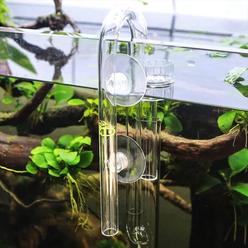 Miniatura 8 de DONGKER Tubo de lirio de acuario, desnatador de superficie acrílica para tanque de acuario de 5 pulgadas/8 pulgadas (16/0.866 in)