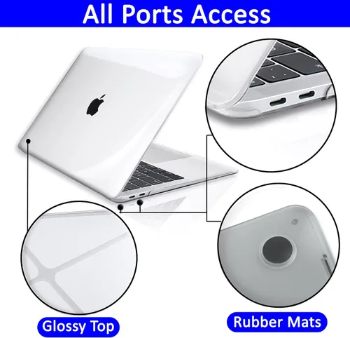 Miniatura 6 de GVTECH Funda para MacBook Air de 13 pulgadas (2010-2017) A1369 A1466 carcasa rígida de plástico, carcasa negra