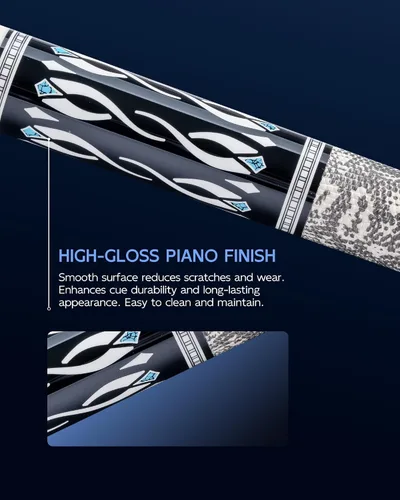Miniatura 5 de KONLLEN Maple Pool Cue Stick – Low Deflection Performance Billiard Cue for Adults, Professional Play