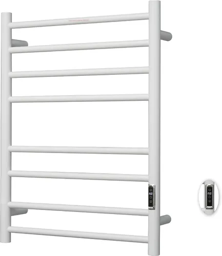 Miniatura 10 de Toalleros térmicos para baño, calentadores eléctricos de toallas para montar en la pared con temporizador y control de temperatura, calentador