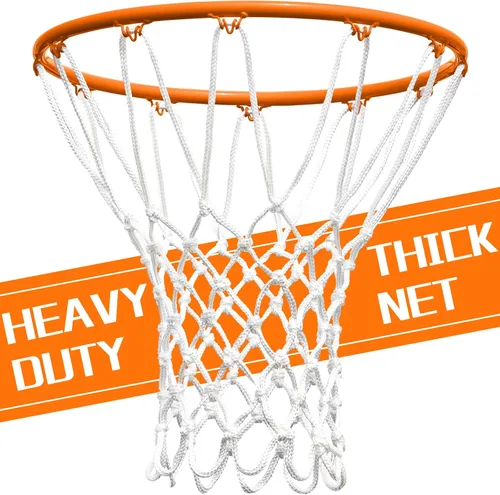 NEIJIANG Red de baloncesto de repuesto para exteriores, grosor mejorado, resistente, antilátigo para todo tipo de clima, se adapta a llantas