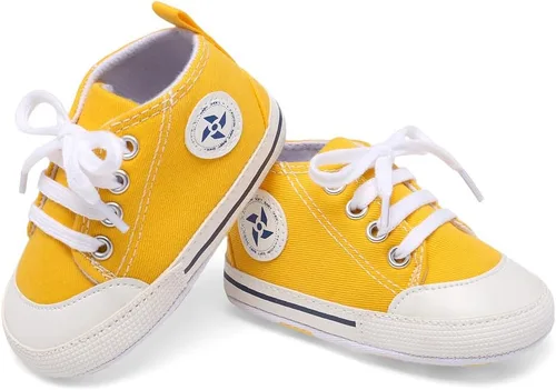 Miniatura 36 de Zapatos deportivos de lona de lona para bebés y niñas, suela antideslizante suave, suela antideslizante