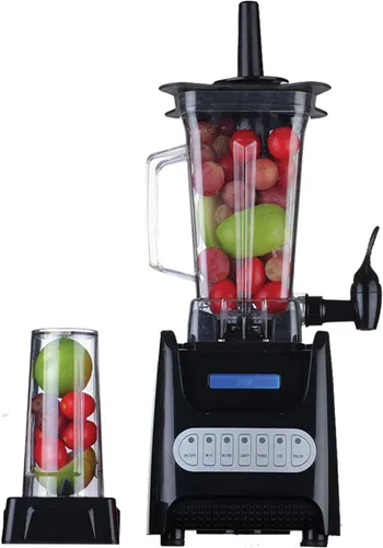 Miniatura 4 de OVENTE Licuadora de encimera de cocina con dispensador, hoja de acero inoxidable y tarro portátil de 1.5 L sin BPA, fácil de limpiar, mezclador