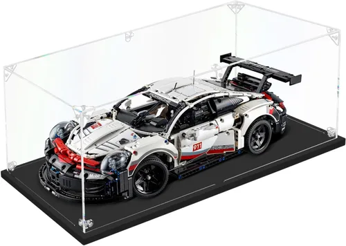 Miniatura 28 de Vitrina de acrílico transparente, vitrina autoensamblable para coleccionables, figuras de acción, muñecas, caja de vidrio alternativa para regalos