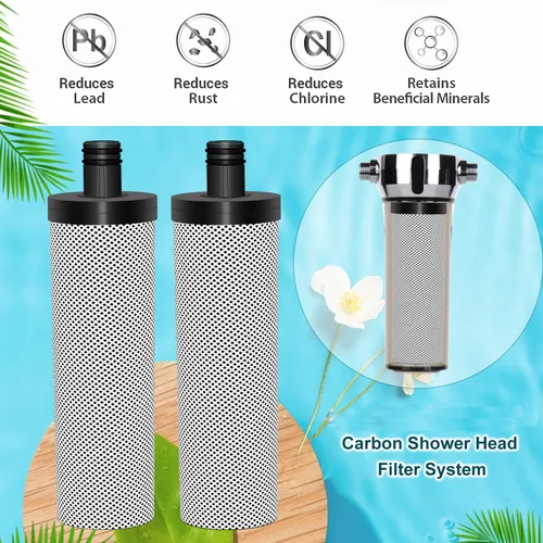 Miniatura 3 de Water Fiter - Filtro de cabezal de ducha AQUAYOUTH 2.0, sistema de filtro de cabezal de ducha de carbono, elimina metales pesados y cloro