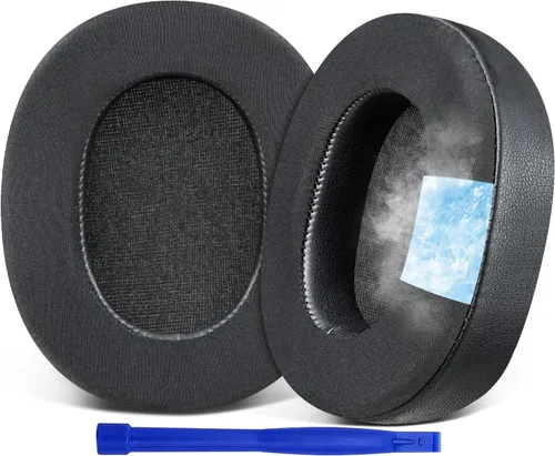 SOULWIT Almohadillas de enfriamiento para auriculares Sony WH-1000XM5 con cancelación de ruido, espuma de aislamiento de ruido de alta densidad,