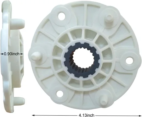 Miniatura 4 de Conjunto de cubo de rotor de arandela PBT-GF30 MBF618448 para lavadoras LG, Kenmore, reemplazar la pieza # 4413EA1002B 4413ER1001C 4413ER1002F