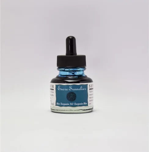 Miniatura 30 de Sennelier Tinta de dibujo, botella de 1.0 fl oz, azul ultramar Azul ultramarino