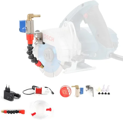 Miniatura 8 de Raizi - Amoladora angular, accesorios de agua, bomba de agua y soporte con protector de fugas