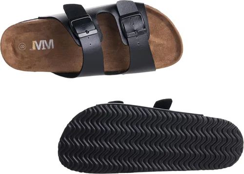 Miniatura 9 de WTW Arizona - Sandalias de corcho para hombre, con correa de hebilla de metal ajustable para hombre, estilo casual