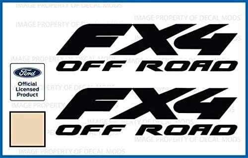 Miniatura 20 de FX4 Offroad - Adhesivos troquelados para Ford F250 F350 Super Duty (1997-2010), juego de 2 unidades, color negro brillante