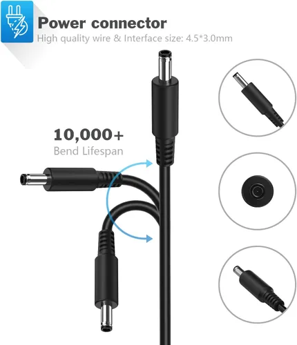 Miniatura 2 de VUOHOEG Cargador para portátil de 45 W compatible con Dell Inspiron 11 3000 (3152/3153/ 3157/3162/ 3168/3179, Inspiron 13 5000 2 en 1