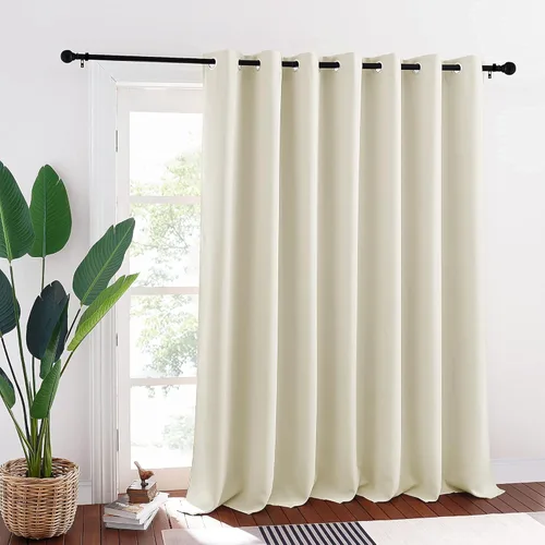 Miniatura 13 de RYB HOME - Cortinas opacas para patio - Cortinas con ojales sólidos, paneles de ventana grandes, eficiencia energética, cortinas de privacidad