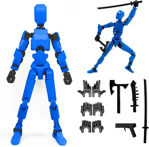 Miniatura 13 de DANONI Titan 13 figura de acción, Lucky Robot 13 figuras de acción, figura impresa en 3D, figura de acción de robot ficticio 13, figuras de acción 9