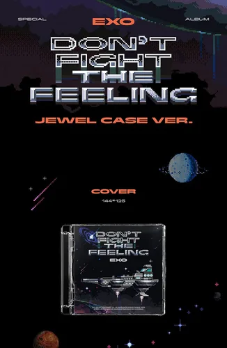 Miniatura 2 de EXO - Álbum Especial DON'T FIGHT THE FEELING [Jewel Case Ver.] Álbum+Juego de tarjetas fotográficas adicionales