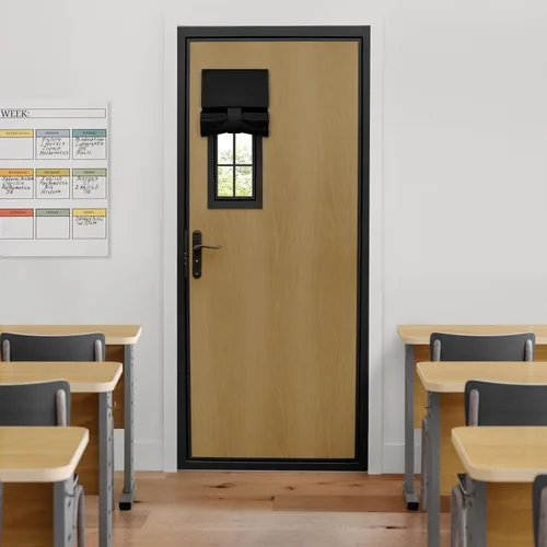 Miniatura 21 de HOMEIDEAS Cortinas Opacas para Aula para Puerta Principal, Cubierta de Ventana de Puerta de Aula, Persianas de Privacidad con Aislamiento Térmico