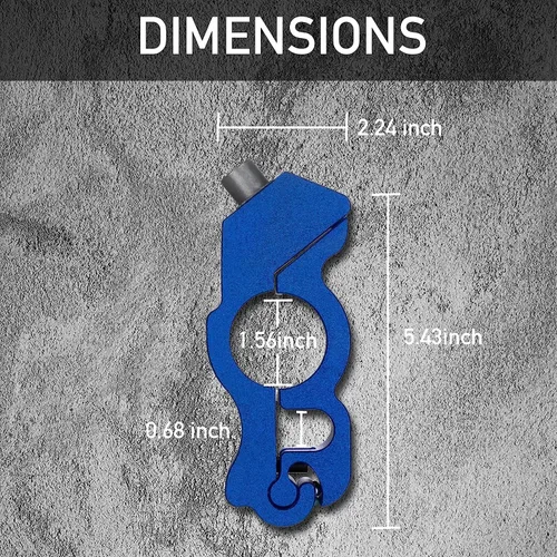 Miniatura 2 de Cerraduras de motocicleta manillar antirrobo, azul Cerradura de agarre resistente, bloqueo de freno, para motocross, ciclomotor, scooter, ATV