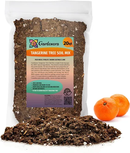 Miniatura 11 de Gardenera 's Premium Kumquat Soil Mix - Suelo para macetas de drenaje rápido para cultivar y trasplantar cítricos Japonica - 1 cuarto de galón