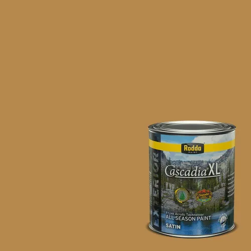 Miniatura 3 de Rodda Paint CASCADIA XL Pintura e imprimación satinada exterior en uno, cuarto de galón, resistencia industrial