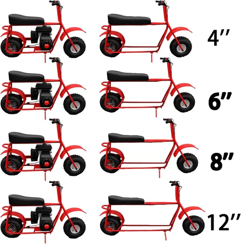 Miniatura 2 de JMCHstore Kit de extensión de marco de mini bicicleta 7/8 para Azusa Baja Doodle Bug DB30 (Blitz, Dirt Bug , Racer) 97 cc, kit de estiramiento