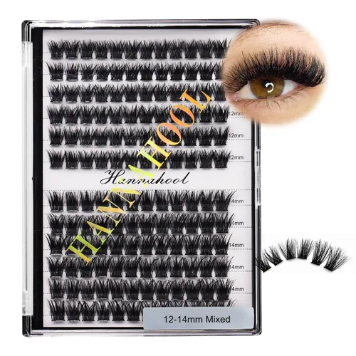 Miniatura 7 de 12 filas - Bandeja grande con pestañas postizas mixtas de 8, 10, 12, 14, 16 mm / mixtas de 14, 15, 16 mm / mixtas de 14 mm - 16 mm / mixtas de 18-20