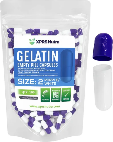 Miniatura 38 de XPRS Nutra Cápsulas vacías de tamaño 2 – 100 cápsulas vacías de gelatina – Pastillas de relleno de cápsulas de bricolaje – Cápsulas de gel de Multi