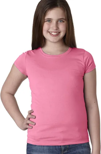 Miniatura 20 de Next Level Camiseta de punto acanalado de princesa para niñas grandes