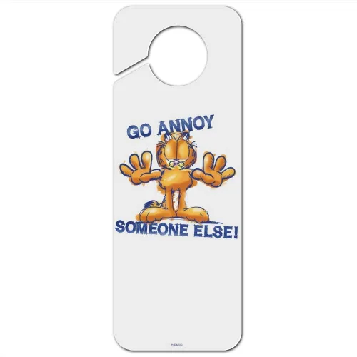 Miniatura 8 de GRAPHICS & MORE Garfield Go Annoy Someone Else - Perilla de plástico para puerta