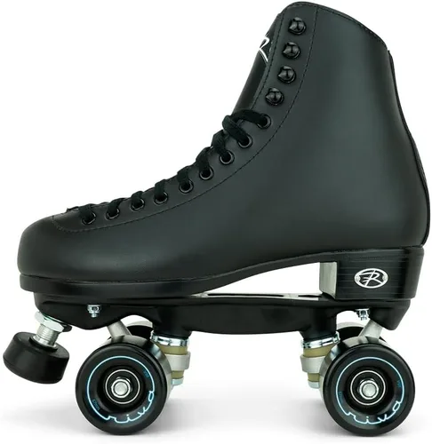 Miniatura 2 de Riedell Boost Patines de ruedas - Patines cuádruples ligeros y cómodos para interiores para hombres y mujeres, desde principiantes hasta Negro