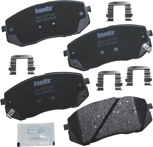 Miniatura 131 de Pastillas de freno delanteras cerámicas Bendix Priority1 CFC2302 para Hyundai Elantra 2021, Sonata 2022-2020, Kia K5 2023-2021