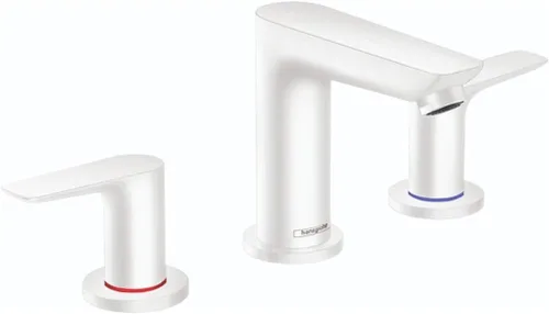 Miniatura 5 de hansgrohe Talis E 71733821 - Grifo moderno para lavabo de baño con 2 manijas y 5 pulgadas de alto en níquel cepillado, 71733821 cepillado níquel