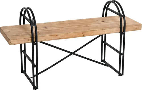 Miniatura 11 de Main + Mesa Eitri Banco de madera y metal, abeto nórdico