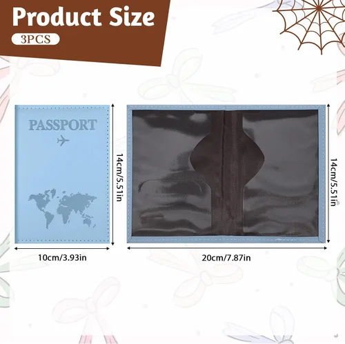 Miniatura 4 de Funda para pasaporte, funda para pasaporte, funda para pasaporte, protector de pasaporte, artículos esenciales para mujeres y hombres, accesorios