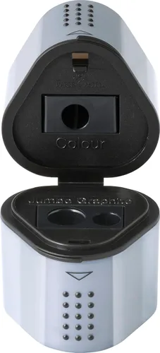 Miniatura 2 de Faber-Castell Caja Sacapuntas Trio Grip 2001 Plata Plateado
