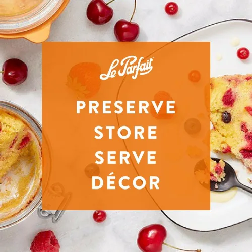 Miniatura 9 de Le Parfait Super Terrine - Tarro de vidrio francés de 32 onzas (paquete de 4) de 1 litro, sello de goma hermético y tapa de vidrio, tarros de vidrio