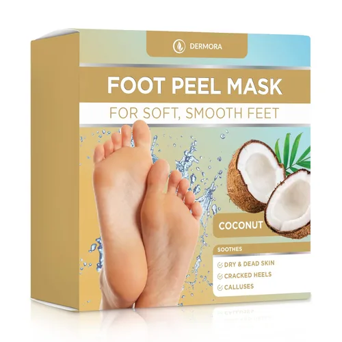 Miniatura 11 de DERMORA Mascarilla Exfoliante para Pies Mascarillas Exfoliantes para Pies Pies Secos, Agrietados, Callo, Removedor de Piel Muerta Pies Suaves