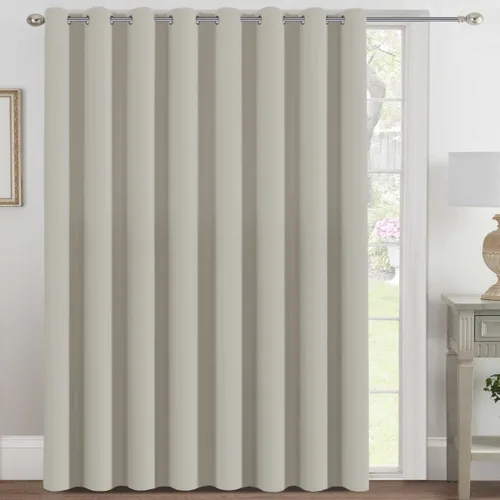 Miniatura 36 de H.VERSAILTEX - Cortinas blackout con aislamiento térmico y ojales en la parte superior, para patios, puertas correderas y división de habitaciones