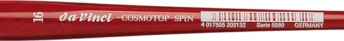 Miniatura 24 de da Vinci Watercolor Series 5580 CosmoTop Spin Pincel de Pintura, Redondo Sintético con Mango Rojo