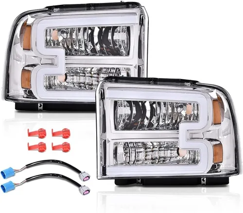Miniatura 14 de PIT66 Tira de luces LED DRL y luces de estacionamiento de esquina Compatible con Ford Expedition 1997-2002/Se ajusta a Ford F150 1998-2003/Se ajusta